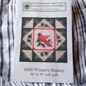 Prairie Grove Peddler, New pattern, by Cheryl Haynes.